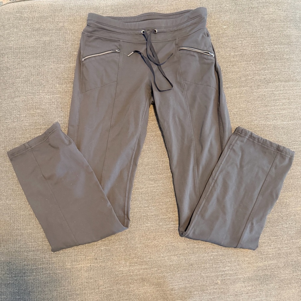 Athleta Women’s Active Gray Pants Size Small, Drawstring Ankles